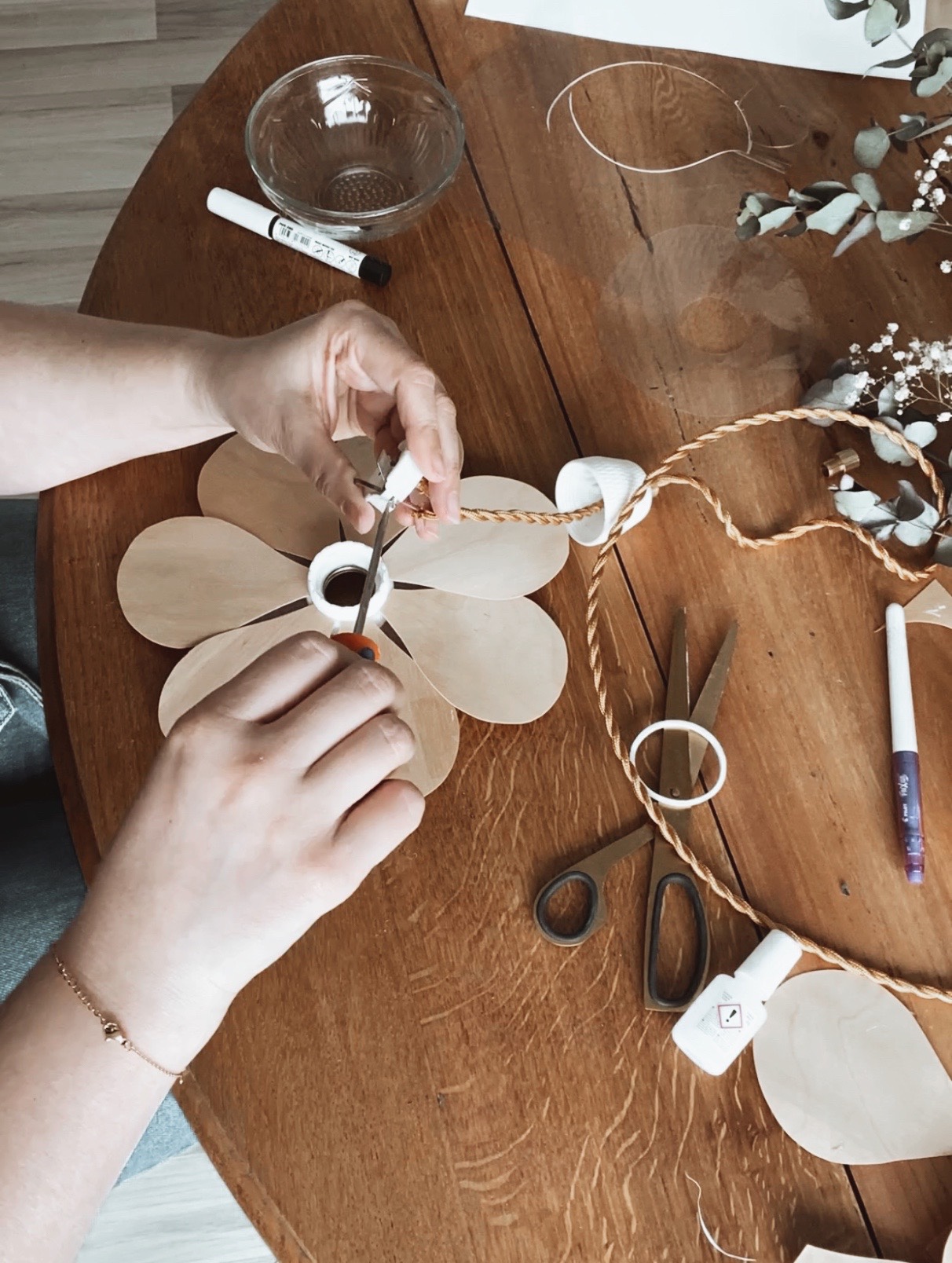 DIY : une baladeuse fleur – Mum, Love, Mint and Liberty